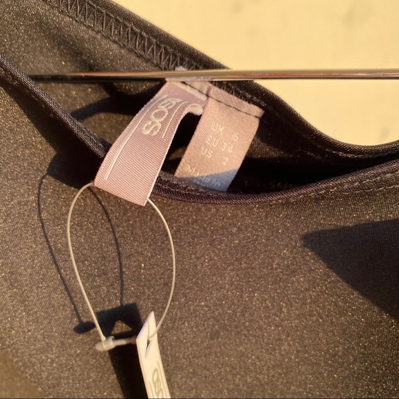 Black One Shoulder ASOS Dress - Picture 2 of 4